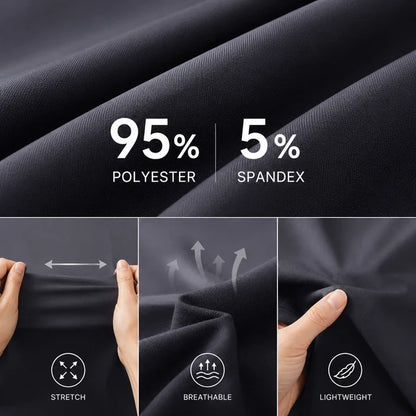 👖🔥Men's All-Day Stretch Dress Pants — No-Iron Comfort for Work, Golf & Everyday Wear