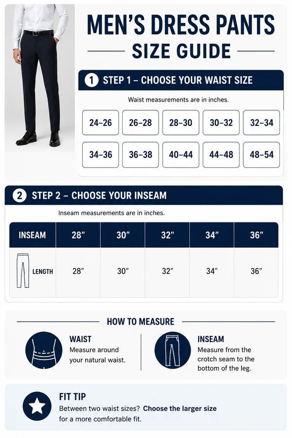 👖🔥Men's All-Day Stretch Dress Pants — No-Iron Comfort for Work, Golf & Everyday Wear
