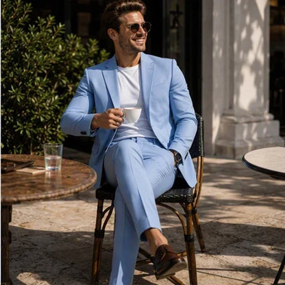 Men’s Stretch Business Suit – Look Sharp, Move Comfortably