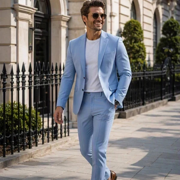 Men’s Stretch Business Suit – Look Sharp, Move Comfortably
