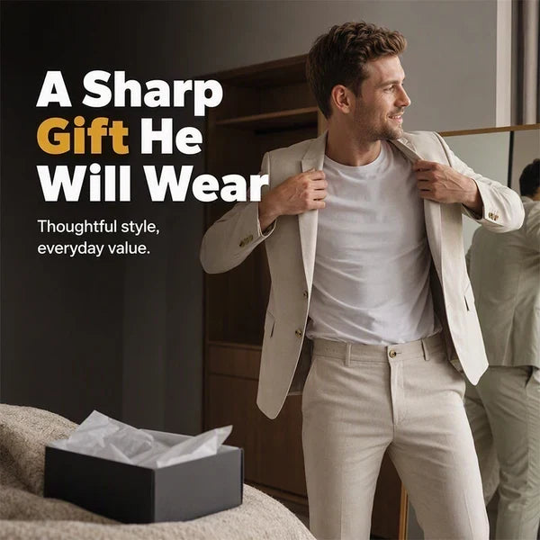 Men’s Stretch Business Suit – Look Sharp, Move Comfortably
